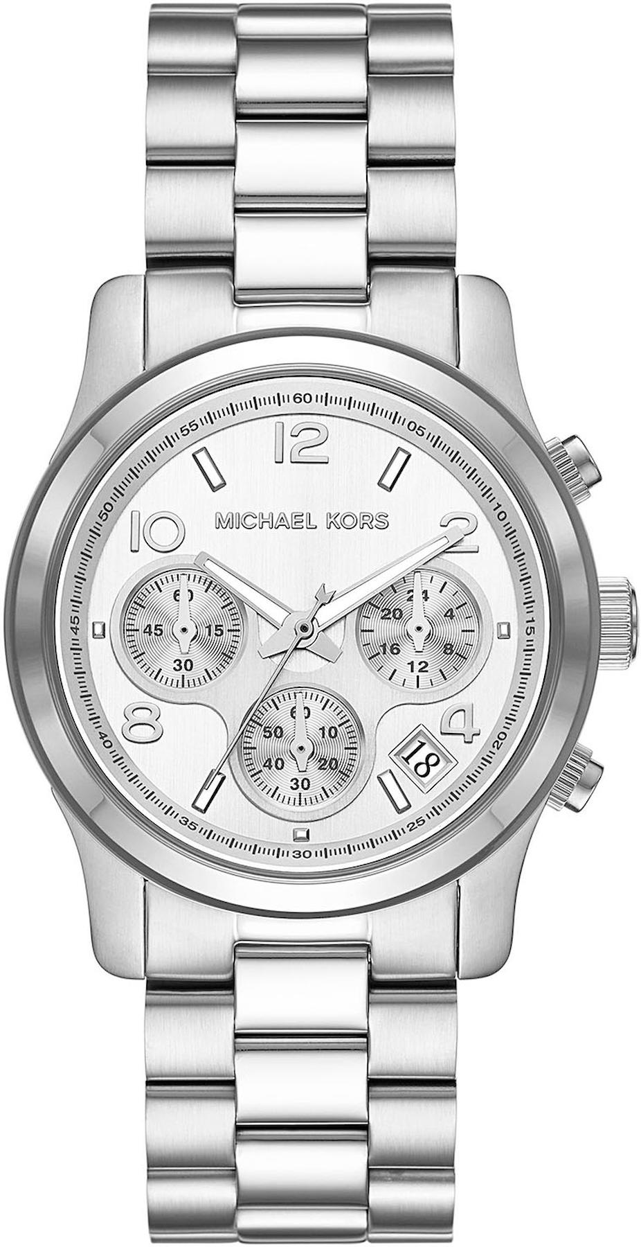 Michael Kors MK7325 Takvimli 38 mm Gri Çelik Kordon Analog Kadın Kol Saati