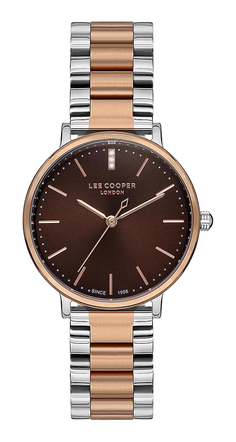 Lee Cooper LC07129.540 40 mm Rose Gold Plastik Kordon Analog Kadın Kol Saati