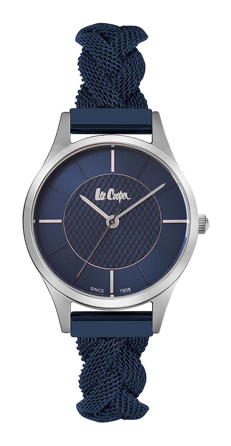 Lee Cooper LC06709.390 40 mm Lacivert Plastik Kordon Analog Kadın Kol Saati