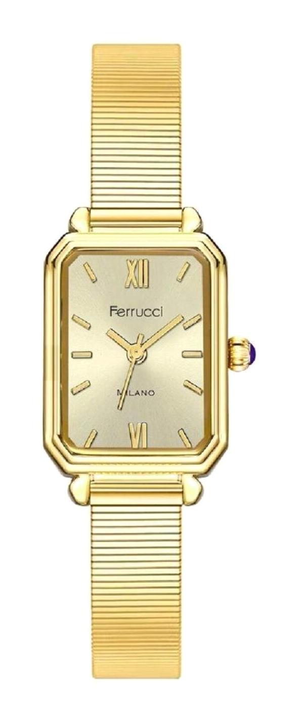 Ferrucci FRC.FT.1.289 31-35 mm Altın Çelik Kordon Analog Kadın Kol Saati