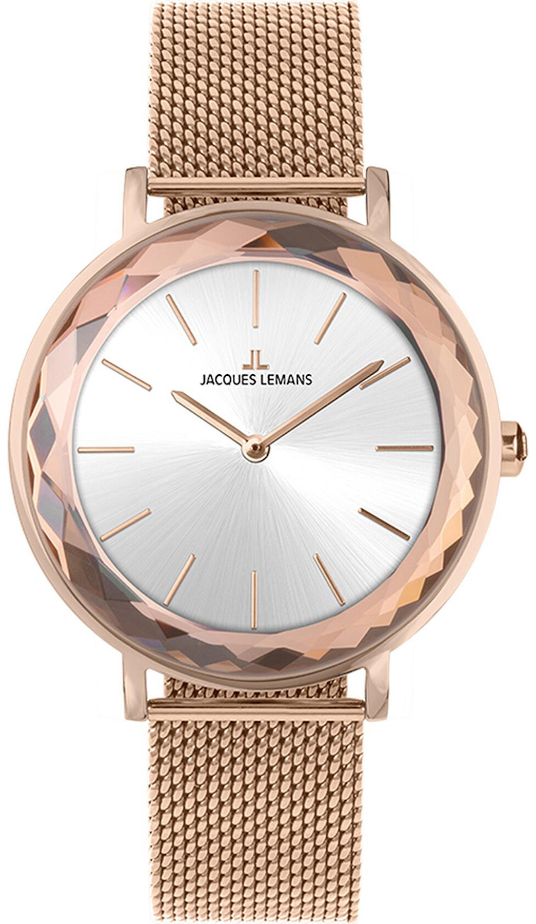 Jacques Lemans 1-2054.1I 37 mm Rose Gold Çelik Kordon Analog Kadın Kol Saati