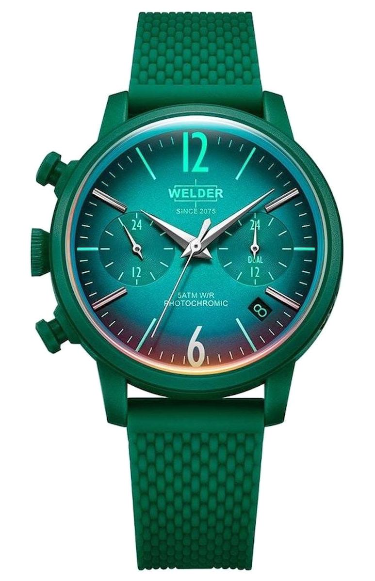 Welder Watch WWRP601 Takvimli 38 mm Yeşil Silikon Kordon Analog Kadın Kol Saati