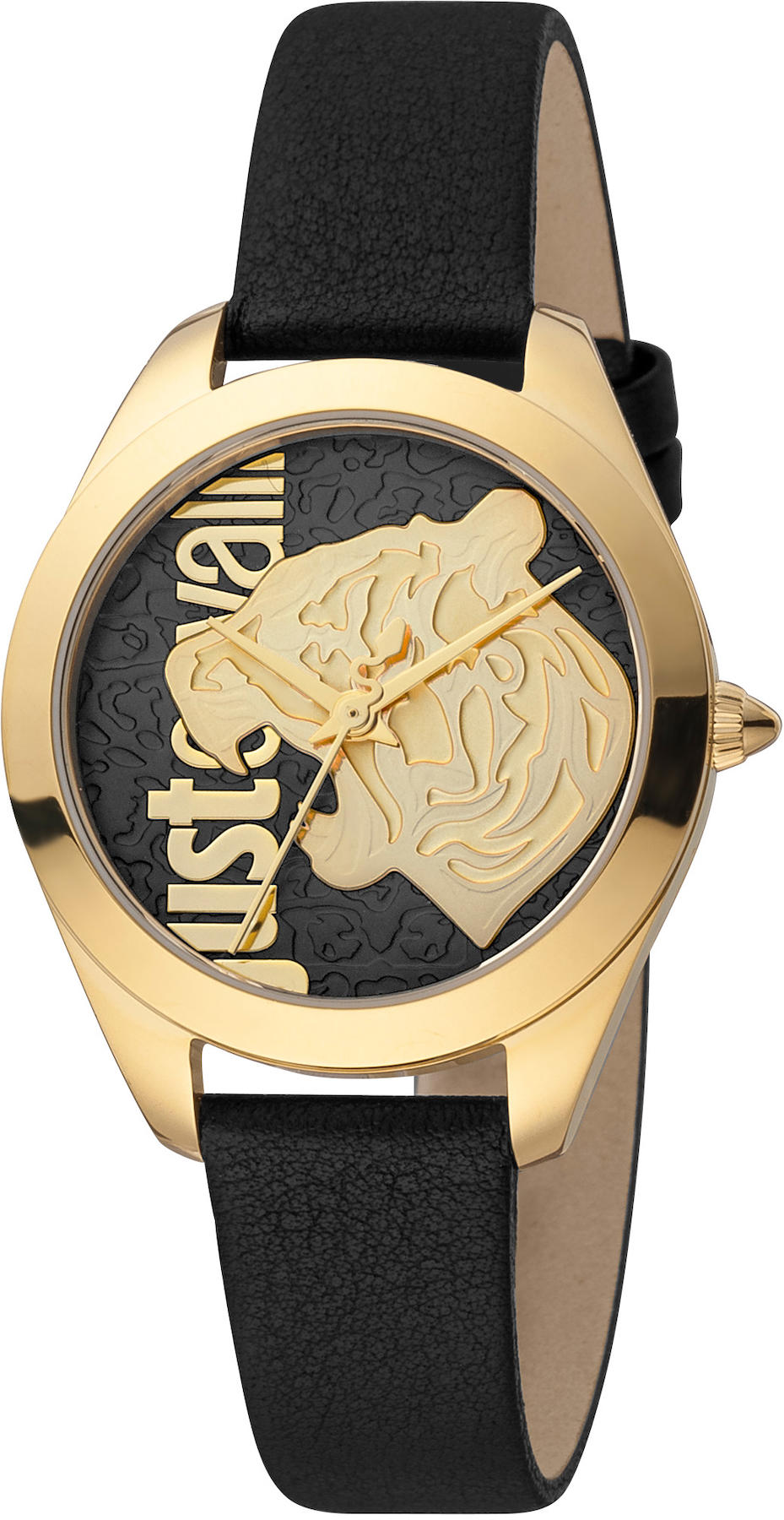 Just Cavalli JC1L210L0125 32 mm Siyah Deri Kordon Analog Kadın Kol Saati