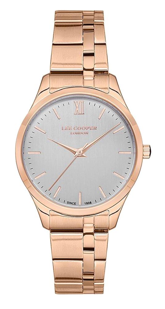 Lee Cooper LC07116.430 40 mm Rose Gold Metal Kordon Analog Kadın Kol Saati