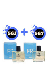 Bargello 561 Fresh İkili Erkek Parfüm Seti EDP 50 ml + 567 Fresh 50 ml