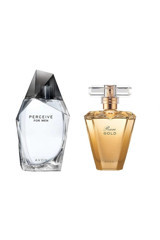 Avon Perceive İkili Erkek-Kadın Parfüm Seti EDP-EDT 100 ml + Rare Gold 50 ml