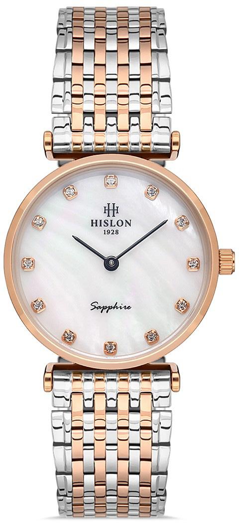 Hislon QL119T-09SR 29 mm Gri-Rose Gold Çelik Kordon Analog Kadın Kol Saati