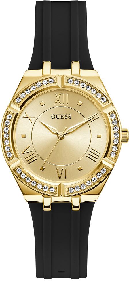 Guess GUGW0034L1 36 mm Siyah Silikon Kordon Analog Kadın Kol Saati