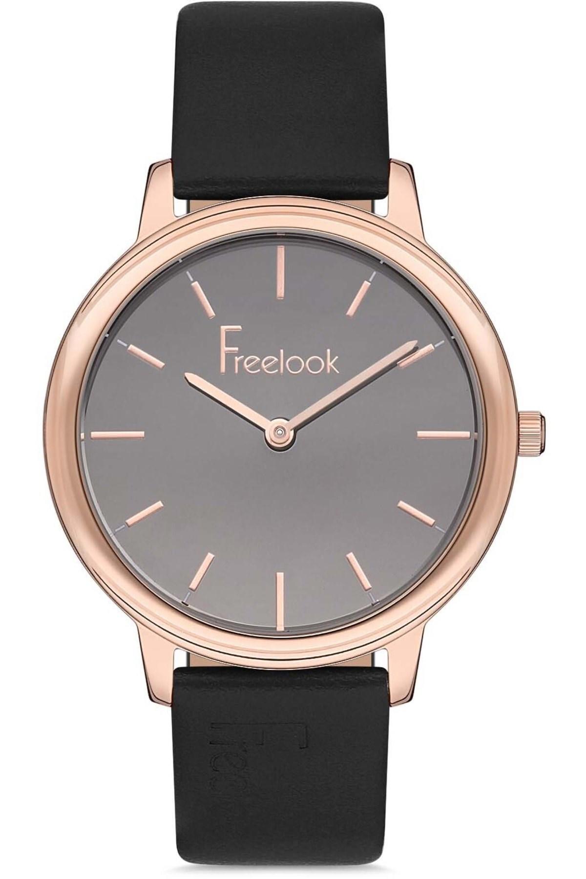 Freelook Fl.1.10144.5 34 mm Siyah Çelik Kordon Analog Kadın Kol Saati