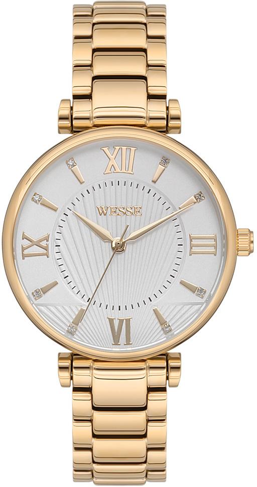 Wesse WWL108304 34 mm Altın Çelik Kordon Analog Kadın Kol Saati