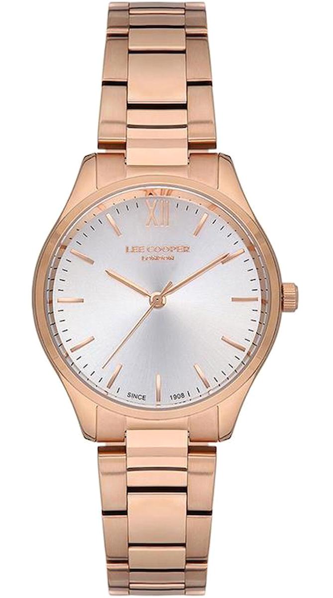 Lee Cooper LC07128.410 40 mm Rose Gold Metal Kordon Analog Kadın Kol Saati