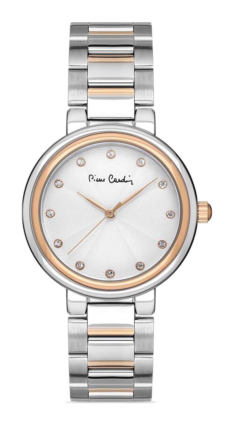 Pierre Cardin PC800302F04 37 mm Gri Çelik Kordon Analog Kadın Kol Saati