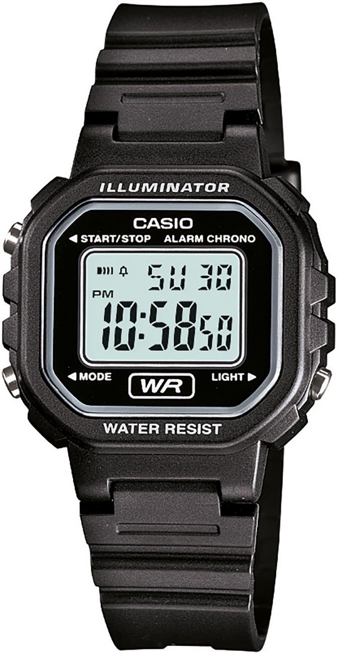 Casio LA-20WH-1ADF Takvimli 30 mm Siyah Silikon Kordon Analog Kadın Kol Saati