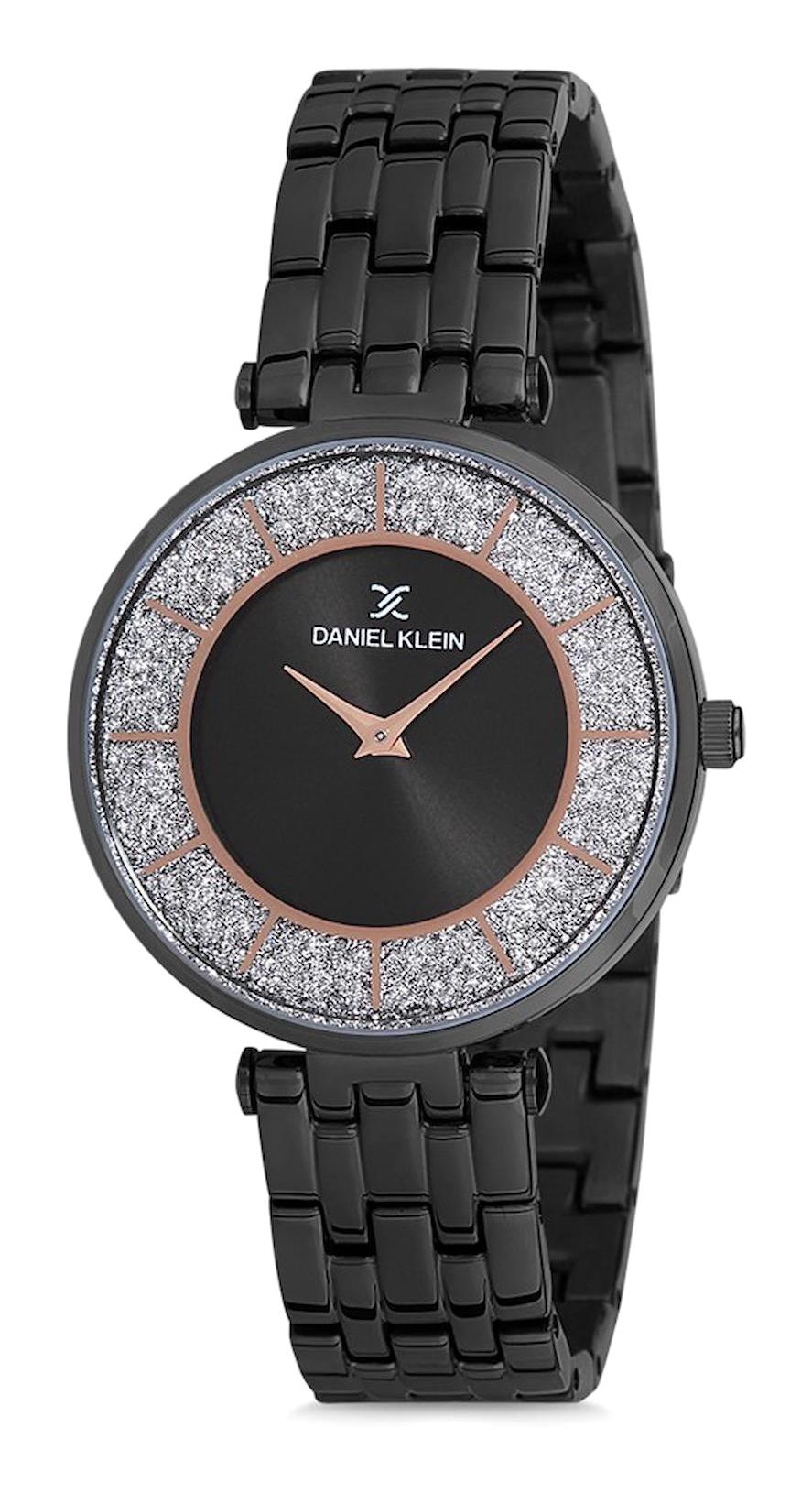 Daniel Klein DK02370A-06 35 mm Siyah Çelik Kordon Analog Kadın Kol Saati