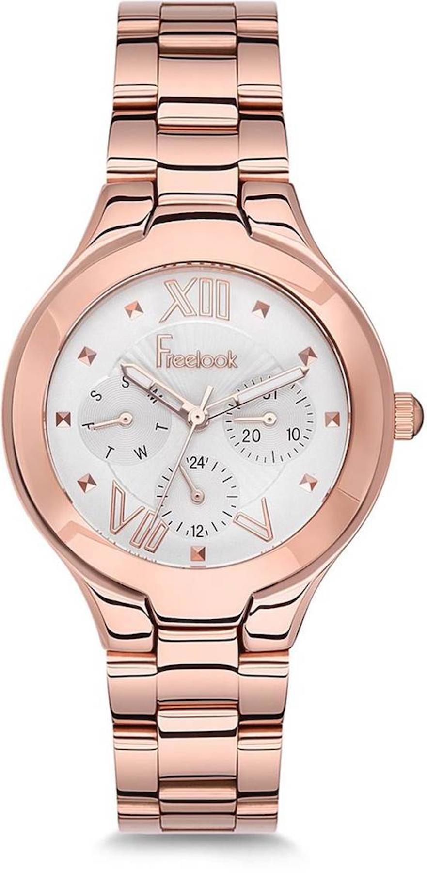 Freelook F.7.1061.06 36 mm Rose Gold Çelik Kordon Analog Kadın Kol Saati