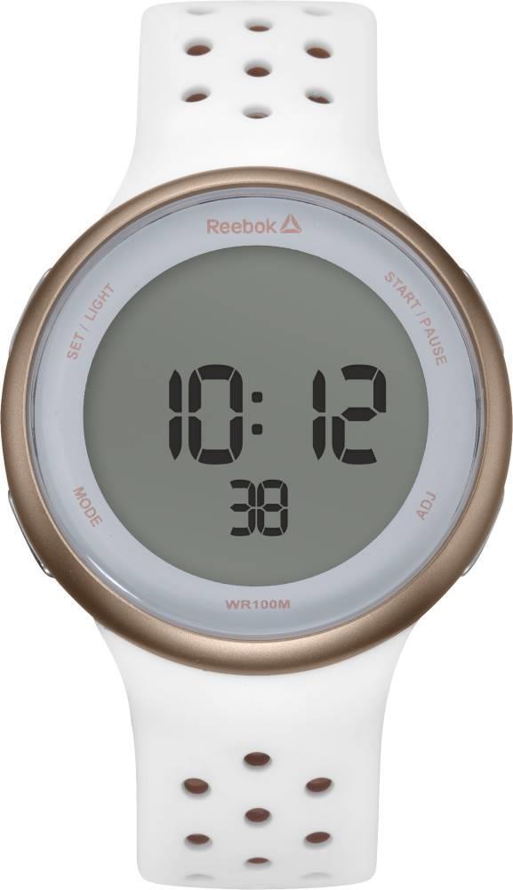 Reebok RD-ELE-G9-P3IW-W3 Takvimli 43.5 mm Beyaz Silikon Kordon Analog Kadın Kol Saati