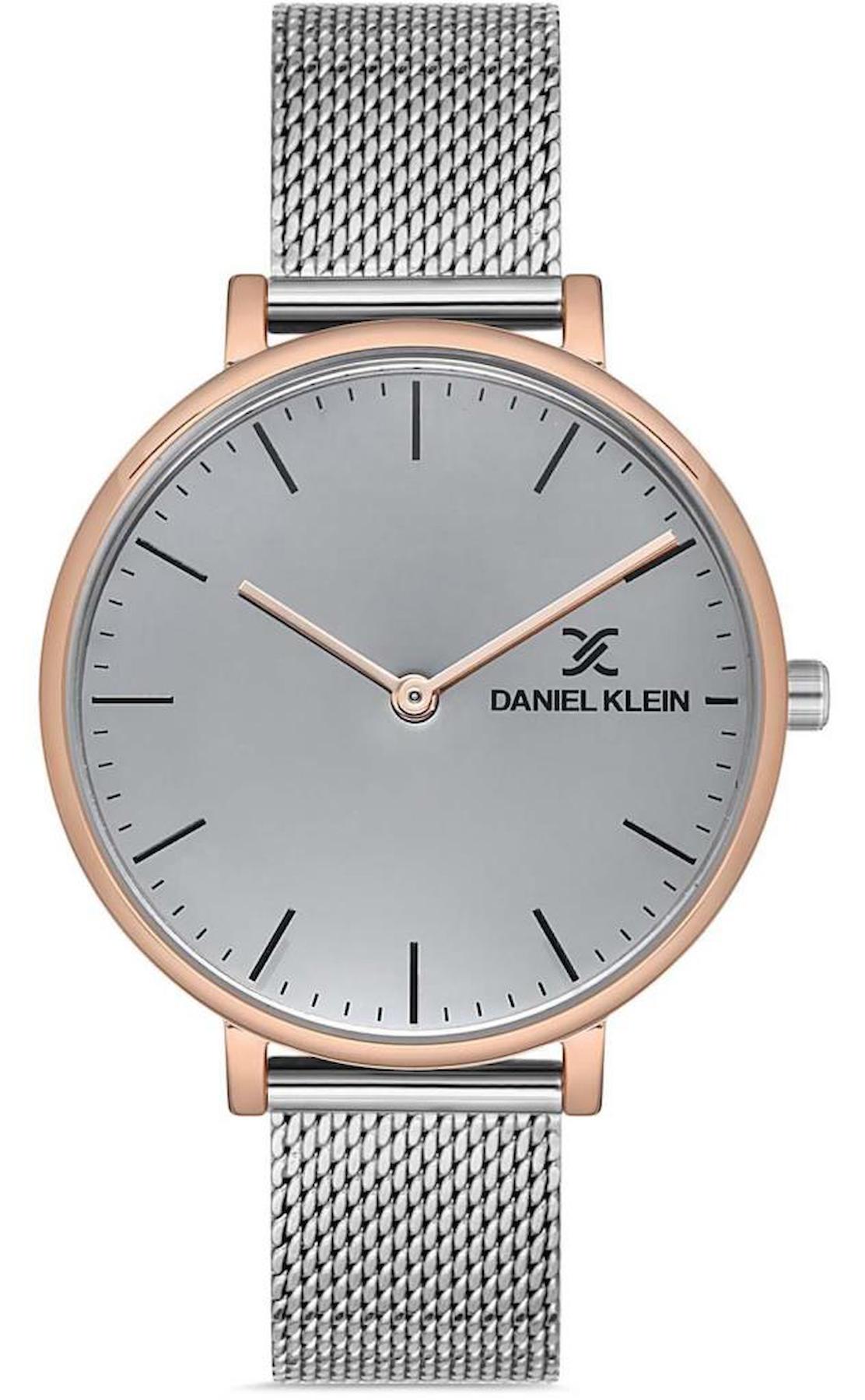 Daniel Klein DK.1.12809.6 36 mm Gri Metal Kordon Analog Kadın Kol Saati