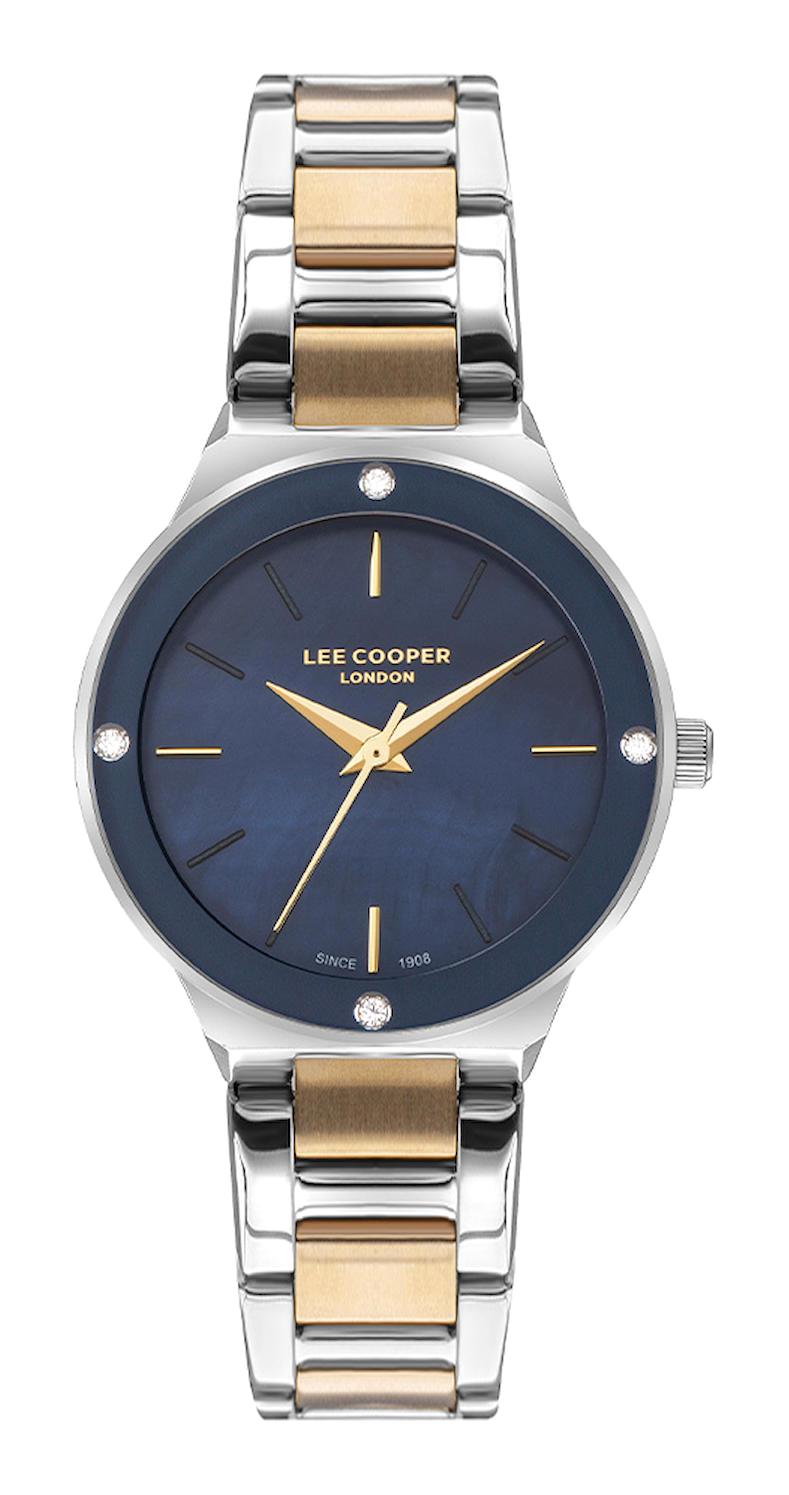 Lee Cooper LC07480.290 36 mm Altın Plastik Kordon Analog Kadın Kol Saati