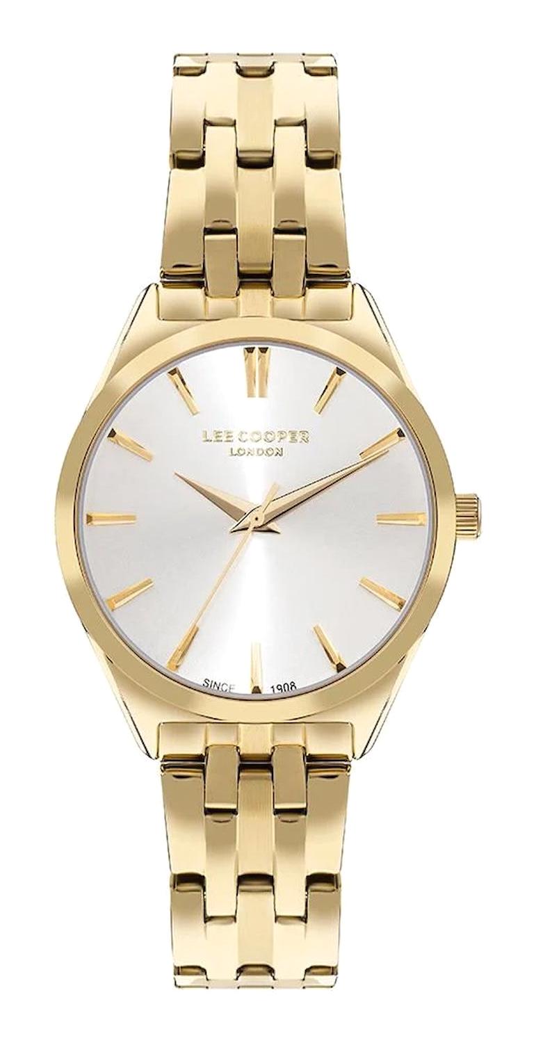 Lee Cooper LC07833.130 40 mm Altın Çelik Kordon Analog Kadın Kol Saati