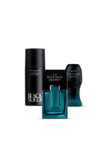 Avon Black Suede 3 Parça Erkek Parfüm Deodorant Seti EDT + Bakım Seti