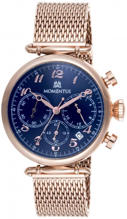 Momentus TC250R-11SR Takvimli 40 mm Rose Gold Hasır Kordon Analog Kadın Kol Saati