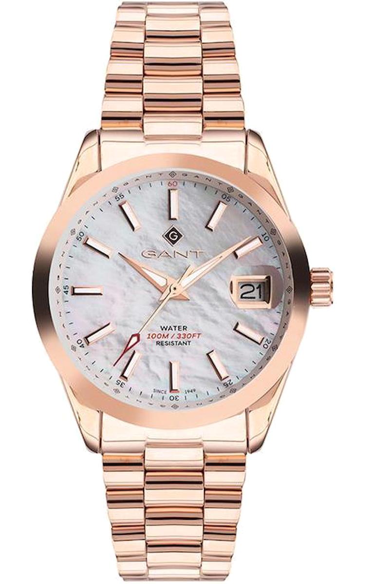 Gant G163006 Takvimli 38 mm Rose Gold Çelik Kordon Analog Kadın Kol Saati