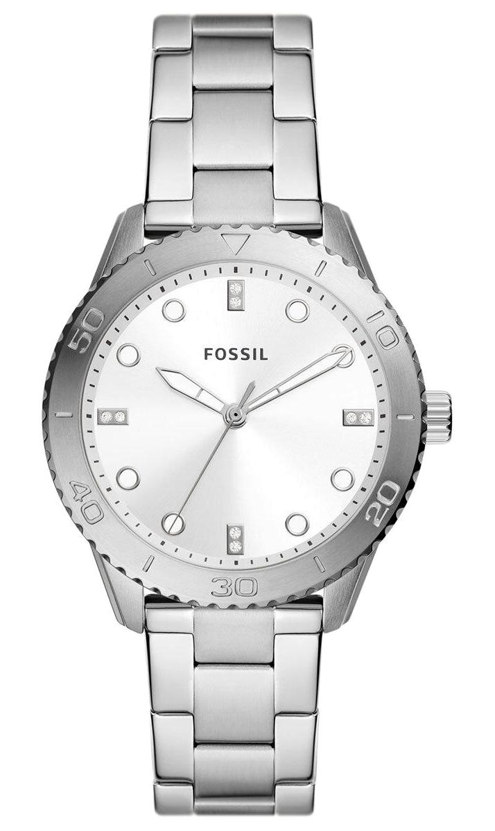 Fossil FBQ3885 38 mm Gri Çelik Kordon Analog Kadın Kol Saati