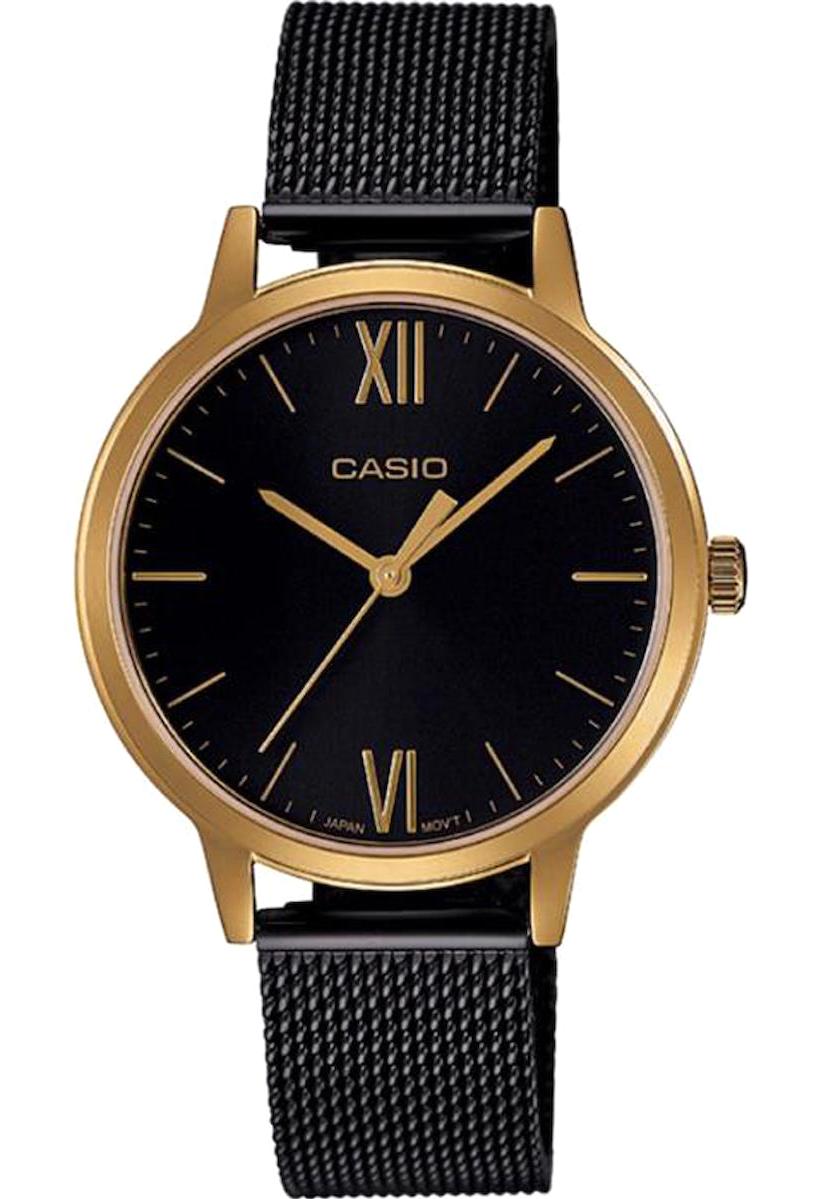 Casio LTP-E157MGB-1BDF 32 mm Siyah Çelik Kordon Analog Kadın Kol Saati