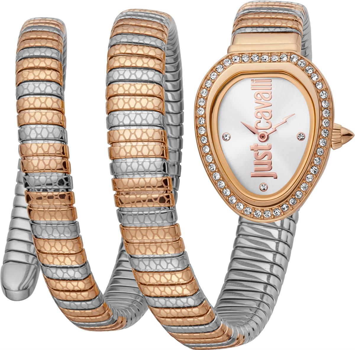 Just Cavalli JC1L163M0085 22 mm Gri-Rose Gold Çelik Kordon Analog Kadın Kol Saati