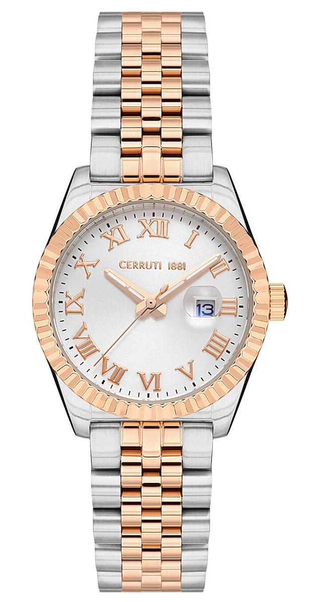 Cerruti 1881 CIWLG0037904 31 mm Gri-Rose Gold Çelik Kordon Analog Kadın Kol Saati