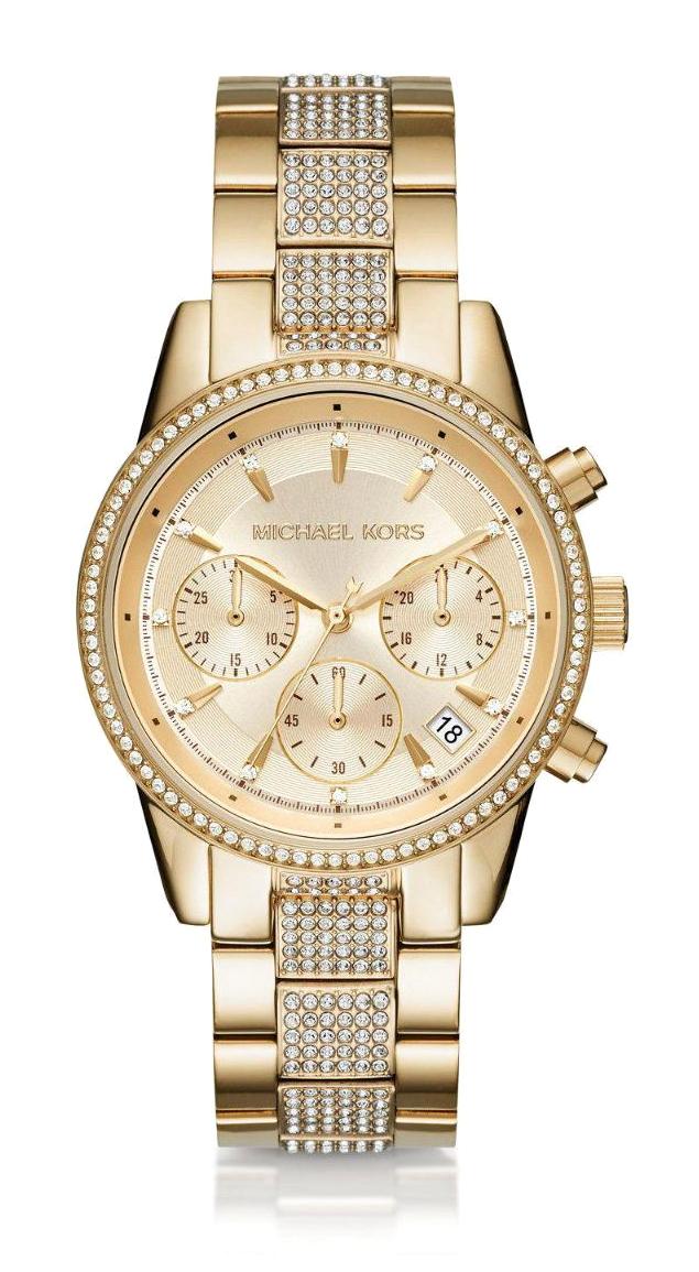 Michael Kors MK6484 Takvimli 37 mm Altın Çelik Kordon Analog Kadın Kol Saati