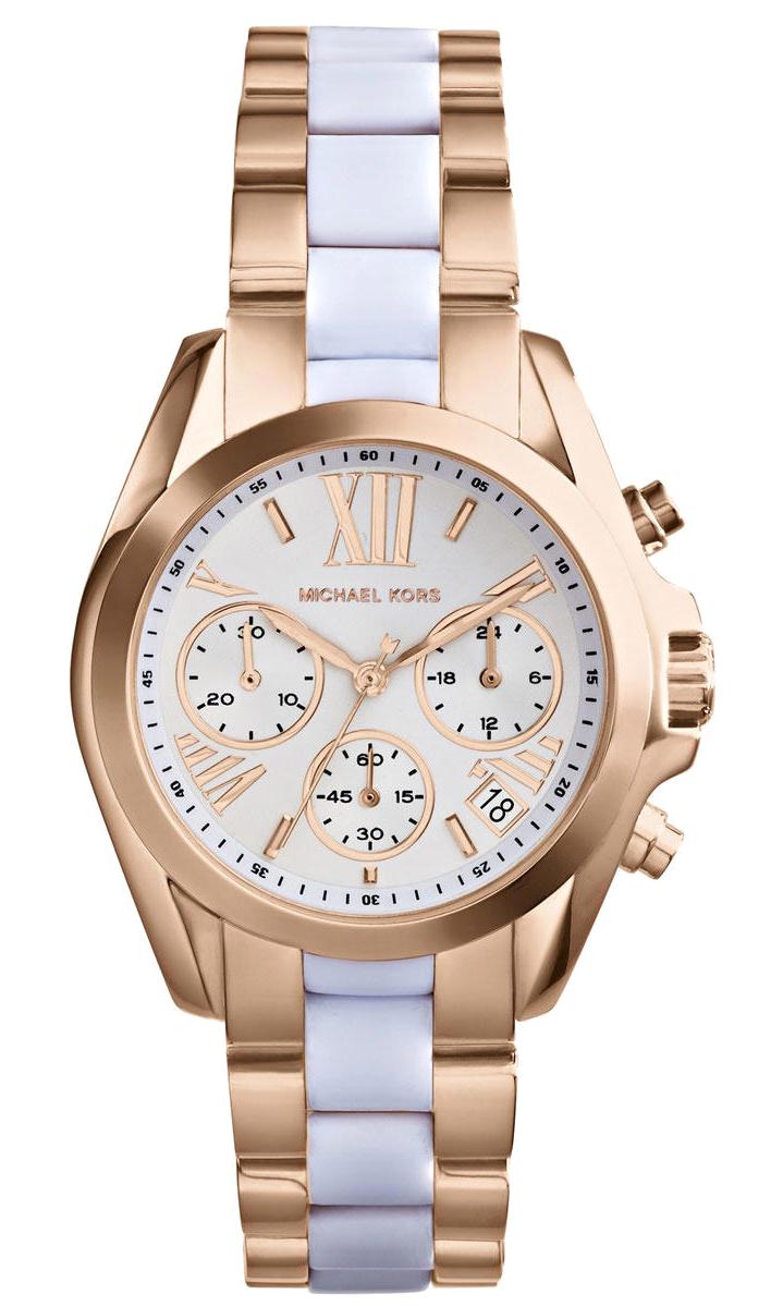 Michael Kors MK5907 38 mm Altın - Beyaz Çelik Kordon Analog Kadın Kol Saati