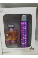 Cecile Aura İkili Kadın Parfüm Deodorant Seti EDT 100 ml + Deodorant 150 ml