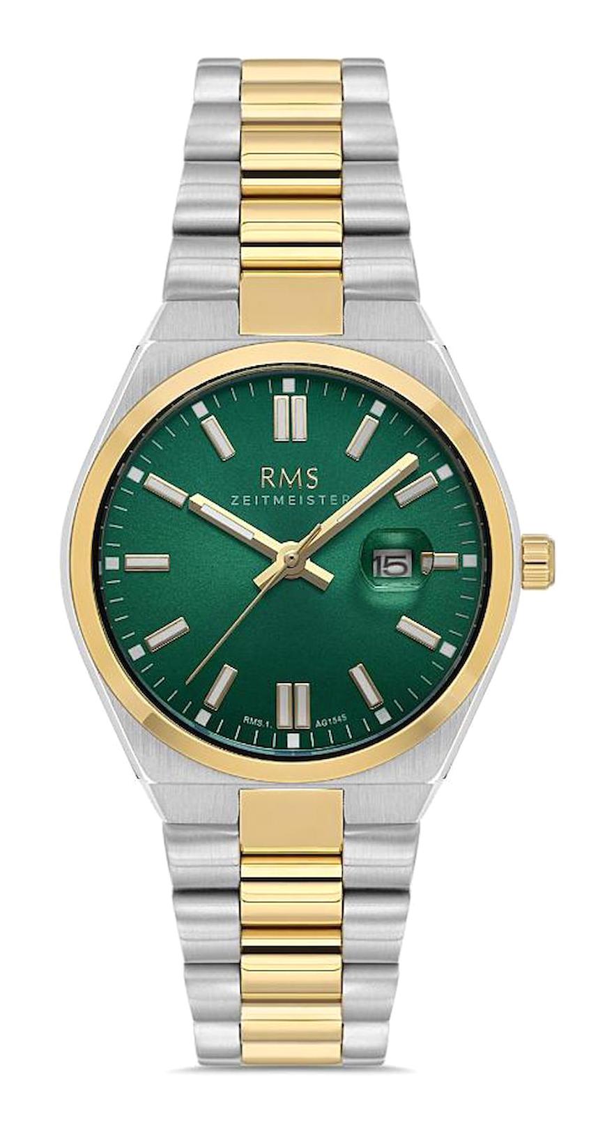 Romanson RMS.1.AG1545.06 32 mm Altın-Gri Çelik Kordon Analog Kadın Kol Saati