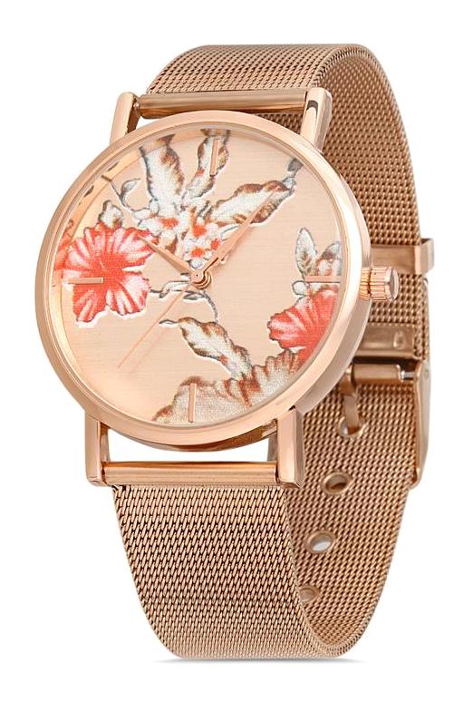 Aqua Di Polo APL12C670H08 40 mm Rose Gold Çelik Kordon Analog Kadın Kol Saati