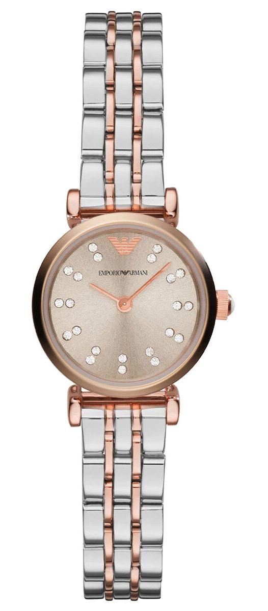 Emporio Armani AR1841 22 mm Gri-Rose Gold Çelik Kordon Analog Kadın Kol Saati