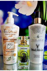 MUSK AL TAHARA Beyaz Misk 3 Parça Kadın Parfüm Seti