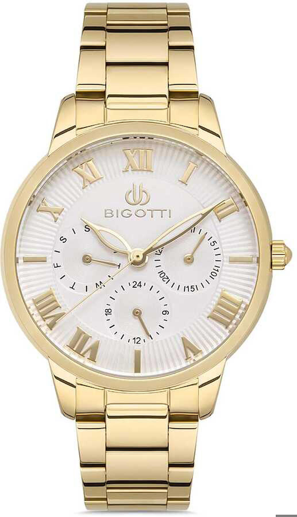 Bigotti BG.1.10252.5 36 mm Altın Çelik Kordon Analog Kadın Kol Saati