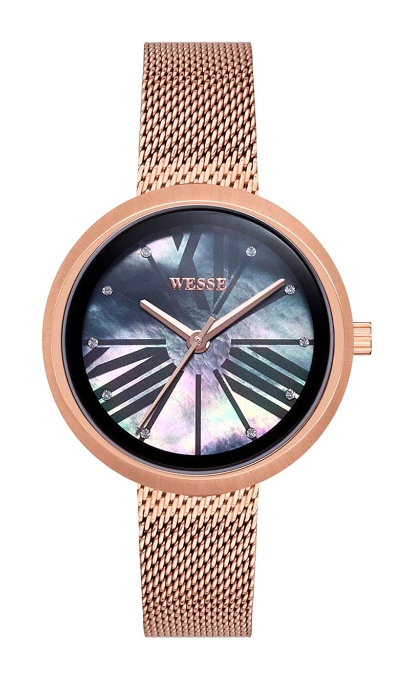 Wesse WWL301101M 36 mm Rose Gold Hasır Kordon Analog Kadın Kol Saati