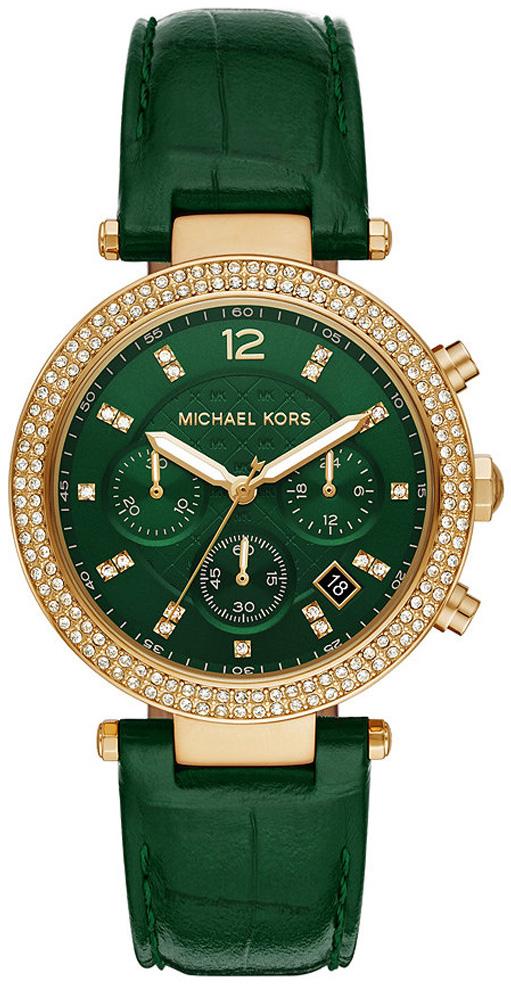 Michael Kors MK6985 Takvimli 39 mm Yeşil Deri Kordon Analog Kadın Kol Saati