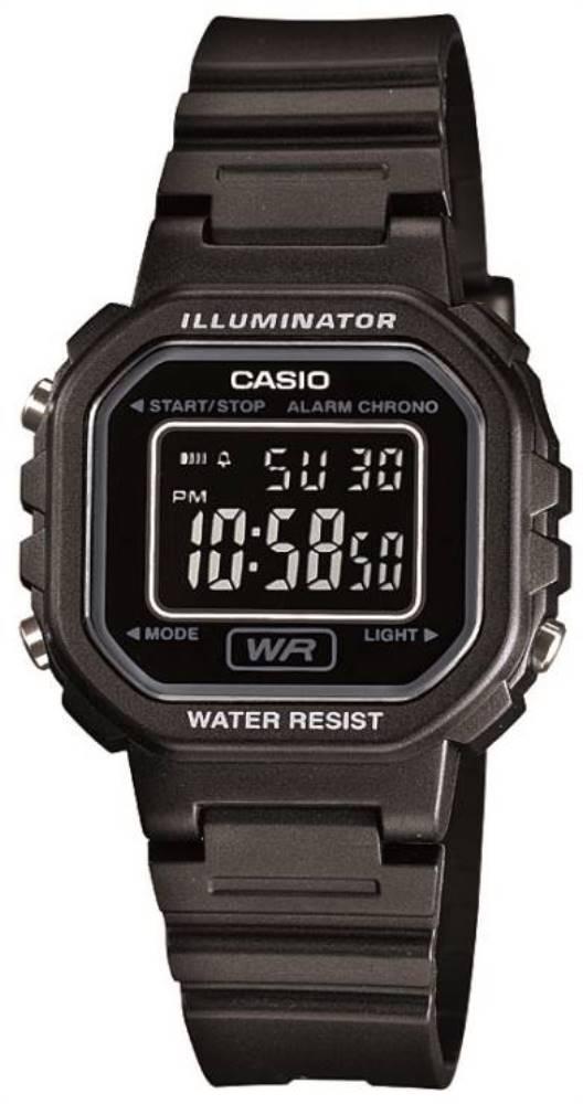 Casio LA-20WH-1BDF Takvimli 30 mm Siyah Silikon Kordon Analog Unisex Kol Saati