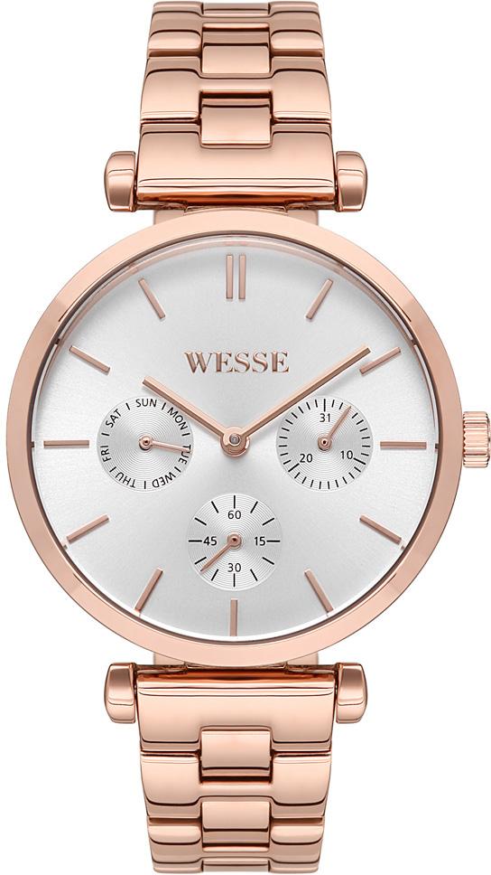 Wesse WWL108401 36 mm Rose Gold Çelik Kordon Analog Kadın Kol Saati