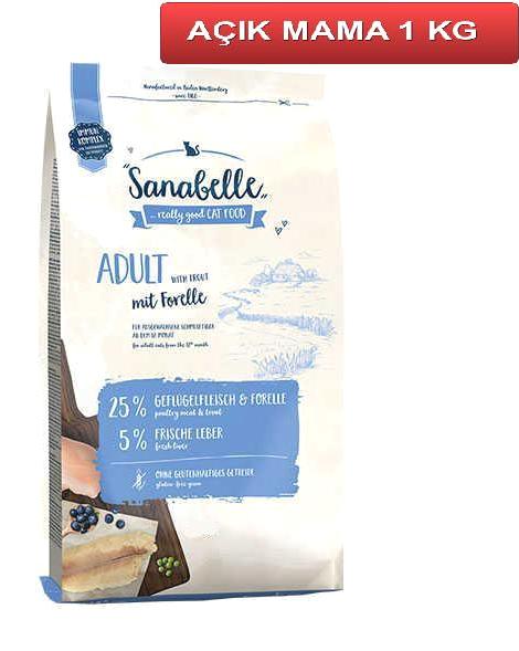 Sanabelle Adult Forelle Alabalık Tahılsız Yetişkin Kuru Kedi Maması 1 kg