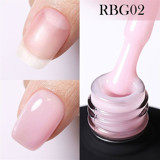 Born Pretty Rubber Base RBG02 Pembe Parlak Kalıcı Oje