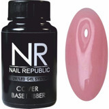 Nail Republic Cover Base 09 Pembe Parlak Kalıcı Oje