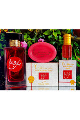 MUSK AL TAHARA Nar Misk 3 Parça Kadın Parfüm Seti EDT Nar Misk + Nar Misk Parfümü + Nar Misk Sabunu