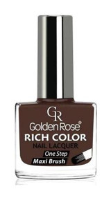 Golden Rose Rich Color Nail Lacquer 115 Kahverengi Parlak Oje