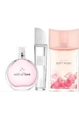 Avon Pur Blanca + Soft Musk + Wish Of Love 3 Parça Kadın Parfüm Seti EDT