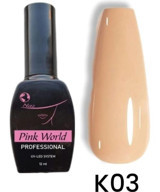 Pink World K02 Nude Parlak Kalıcı Oje