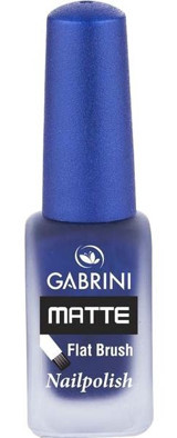 Gabrini Flat Brush 18 Lacivert Mat Oje